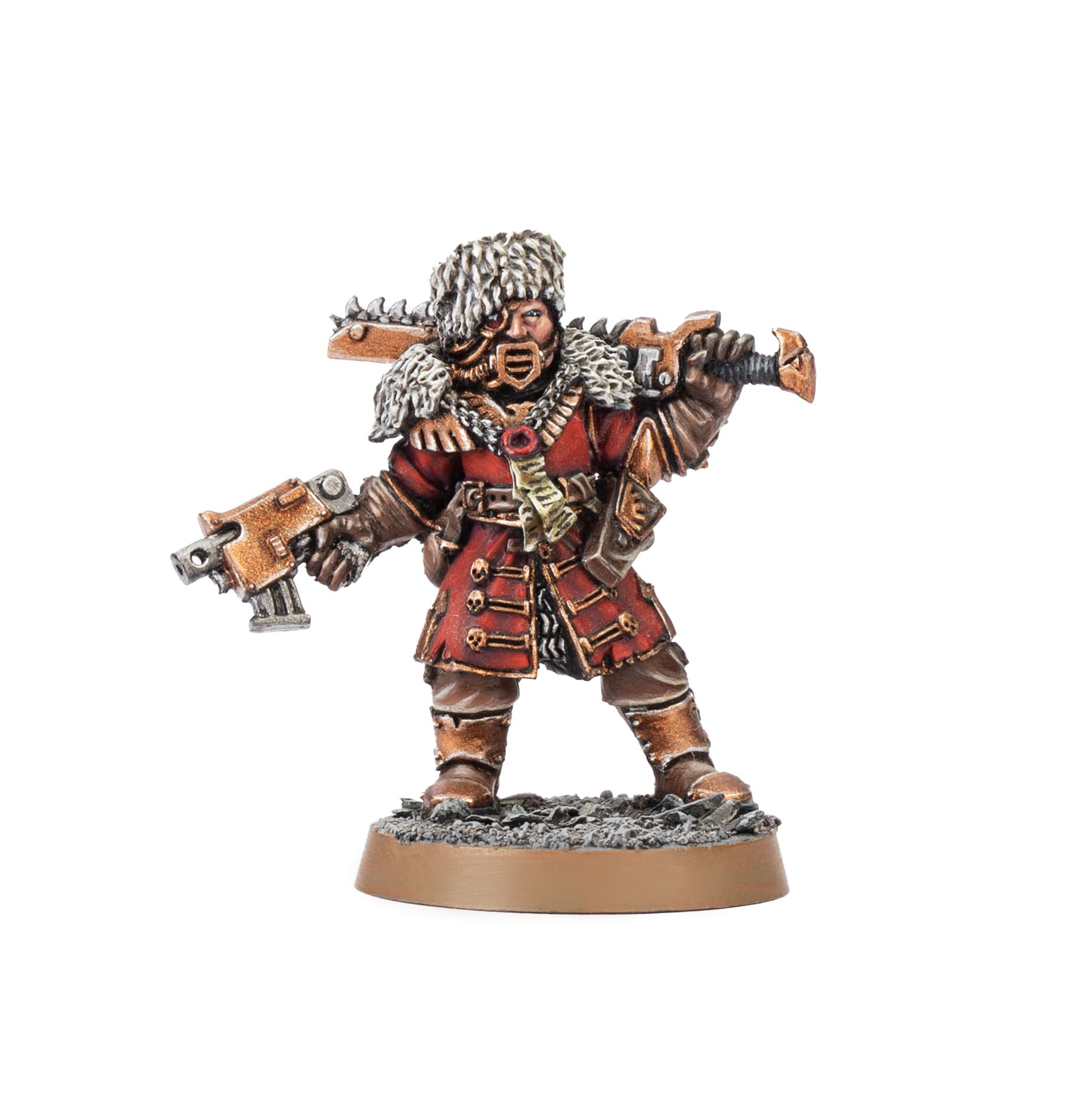 Vostroyan Commander with Chainsword