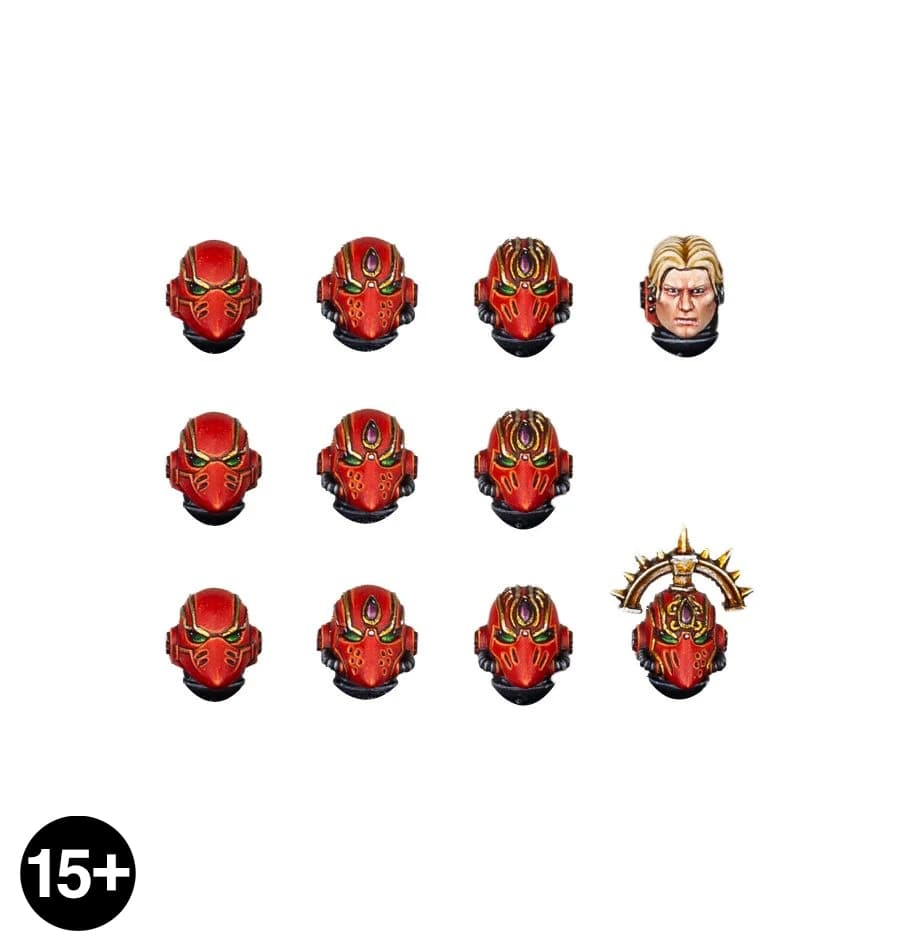 Blood Angels MKVI Heads
