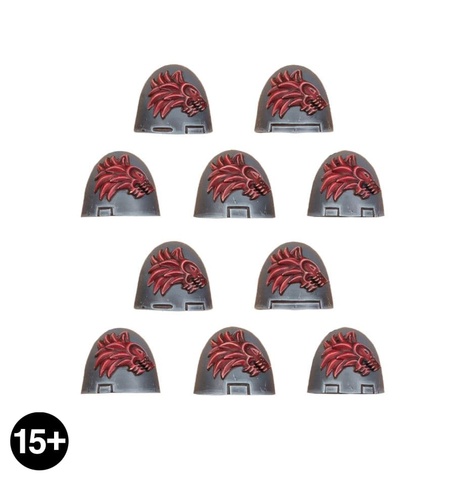 Space Wolves MKVI Shoulder Pads